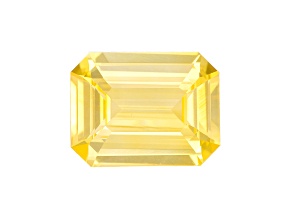 Yellow Sapphire 8.7x6.7mm Emerald Cut 2.04ct