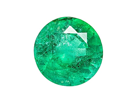 Zambian Emerald 6mm Round 0.80ct