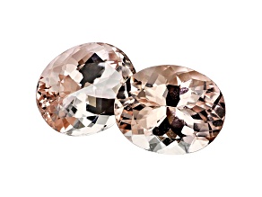 Morganite 10x8mm Oval Matched Pair 5.60ctw