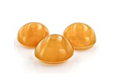 Fire Opal Cat's Eye Oval Matched Set of 3 2.47ctw