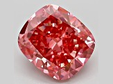 3.39ct Vivid Pink Cushion Lab-Grown Diamond VS1 Clarity IGI Certified