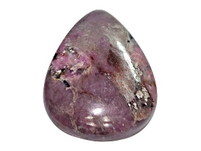 Pink Chalcedony 29.92x22.03mm Pear Shape Cabochon 32.50ct