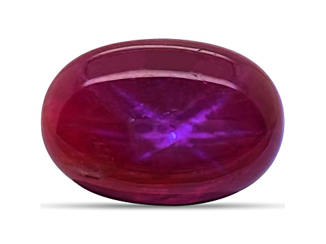 Star Ruby 8.3x5.7mm Oval Cabochon 1.69ct