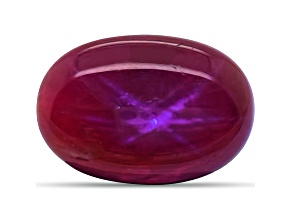 Star Ruby 8.3x5.7mm Oval Cabochon 1.69ct