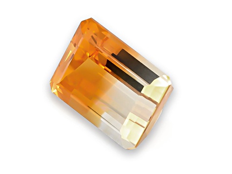 Bi-Color Citrine 16.1x12.1mm Emerald Cut 14.41ct