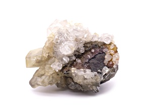 Spanish Barite, Calcite, and Fluorite 10x8cm Specimen