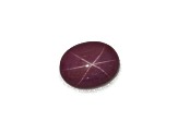 Star Ruby Unheated 13x10mm Oval Cabochon 9.21ct