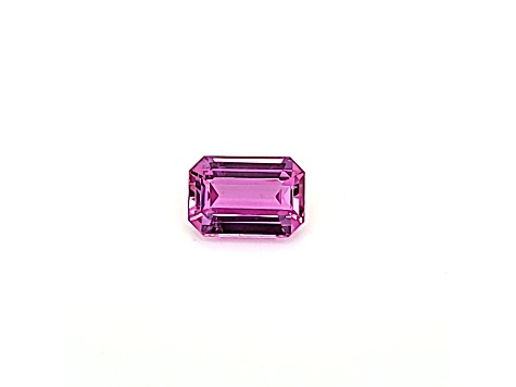 Pink Sapphire Loose Gemstone 9.63x6.66mm Emerald Cut 3.03ct