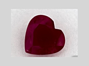 Ruby 6.68x6.51mm Heart Shape 1.17ct