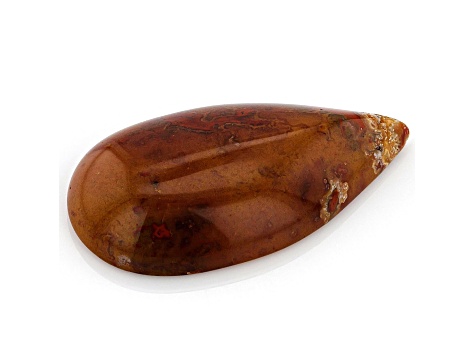 Tennessee Paint Rock Agate 28.0x15.0mm Tear Drop Cabochon 17.00ct