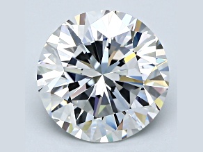 3.99ct Natural White Diamond Round, E Color, VVS1 Clarity, GIA Certified
