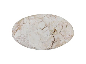 White Horse Agate 23x13.5mm Oval Cabochon 9.18ct