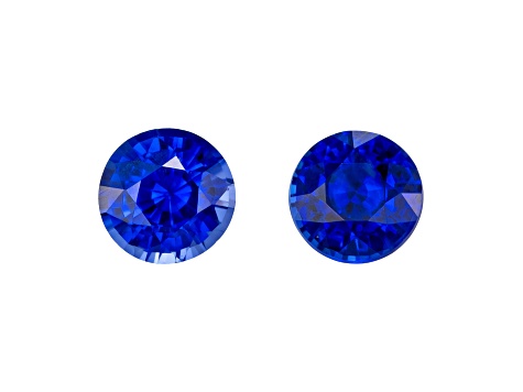 Sapphire 4.4mm Round Matched Pair 0.86ctw