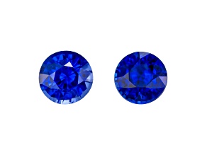 Sapphire 4.4mm Round Matched Pair 0.86ctw