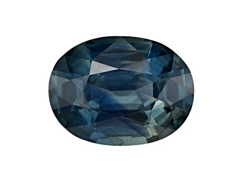 Blue-Green Sapphire Loose Gemstone 10.3x7.8mm Oval 3.22ct