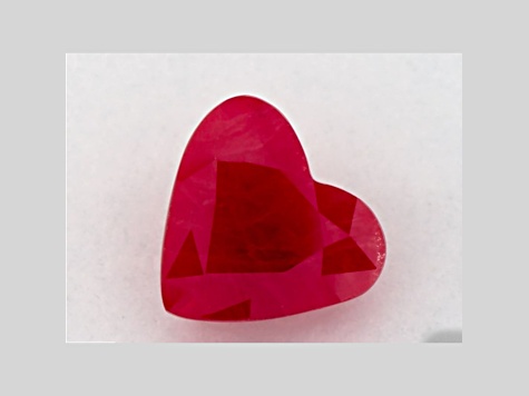 Ruby 6.53x6.01mm Heart Shape 1.18ct