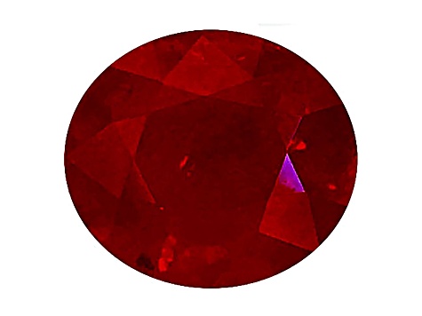 Ruby 11.59x10.23mm Oval 7.02ct - 189W1A | JTV.com