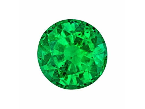 Zambian Emerald 5.4mm Round 0.65ct