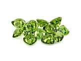 Peridot 6mm Heart Shape Parcel 10.00ctw