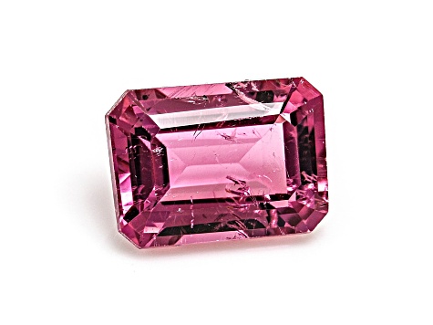 Pink Tourmaline 7x5mm Emerald Cut 1.00ct