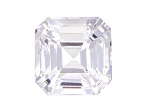 White Sapphire Loose Gemstone 7mm Emerald Cut 2.42ct