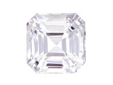 White Sapphire Loose Gemstone 7mm Emerald Cut 2.42ct