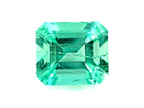 Colombian Emerald 9.8x8.5mm Emerald Cut 3.37ct