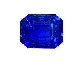 Sapphire Loose Gemstone 8x6.5mm Emerald Cut 3.1ct