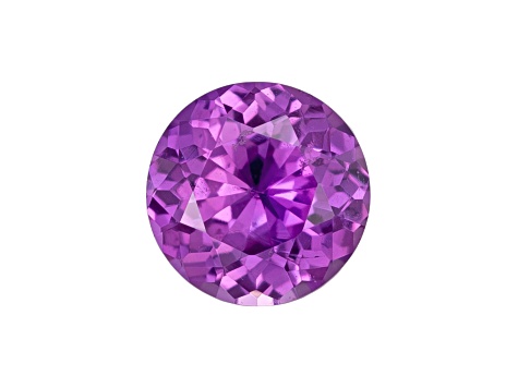Purple Sapphire Unheated 4.9mm Round 0.58ct