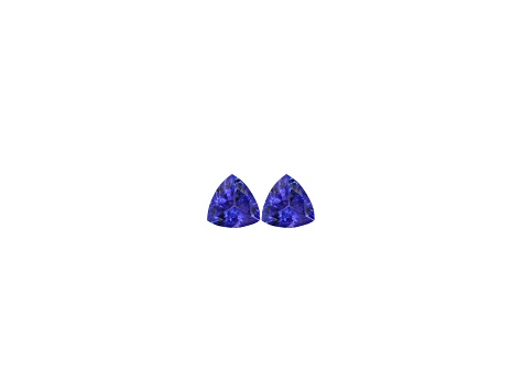 Tanzanite 6mm Trillion Matched Pair 1.20ctw