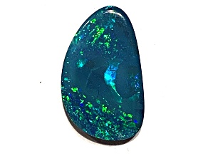 Opal on Ironstone 17x11mm Free-Form Doublet 4.85ct
