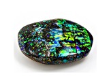 Australian Boulder Opal 25.0x21.8mm Free-Form Cabochon 28.39ct