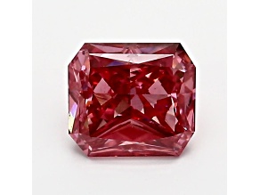 1.03ct Vivid Pink Radiant Cut Lab-Grown Diamond SI1 Clarity IGI Certified