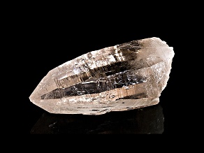 Smoky Quartz Crystal 10.29x2.58cm Mineral Specimen 264.15g
