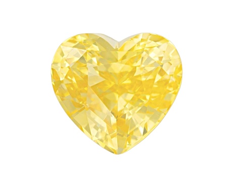 Yellow Sapphire 7.7x6.8mm Heart Shape 2.06ct