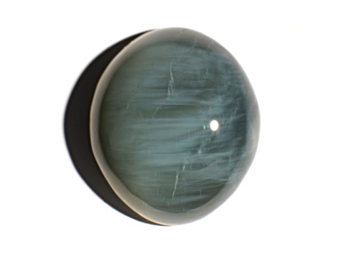 Nephrite Jade Cat's Eye 15.94x13.74mm Oval Cabochon 9.24ct