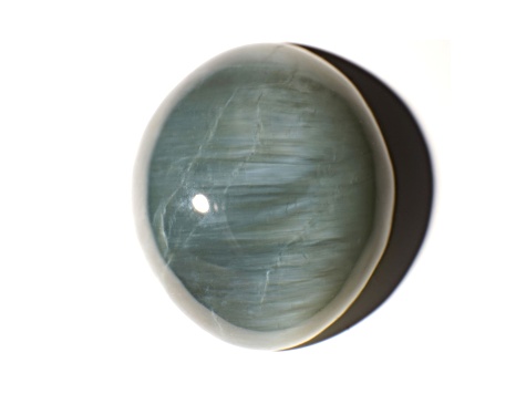 Nephrite Jade Cat's Eye 15.94x13.74mm Oval Cabochon 9.24ct