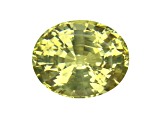 Yellow Sapphire Loose Gemstone Unheated 11.5x9.2mm Oval 5.54ct
