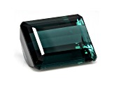 Blue-Green Tourmaline 11.9x9.4mm Emerald Cut 6.01ct