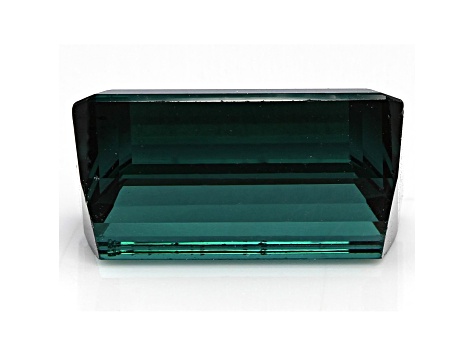 Blue-Green Tourmaline 11.9x9.4mm Emerald Cut 6.01ct