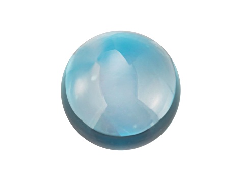 London Blue Topaz 10mm Round Cabochon 6.35ct