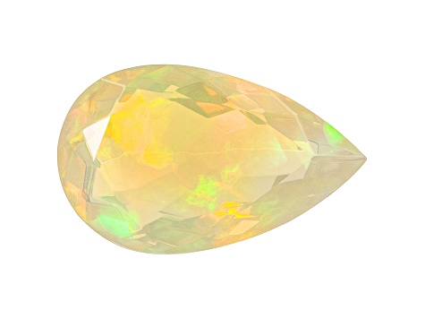 Ethiopian Opal 15.3x9.5mm Pear Shape 3.73ct