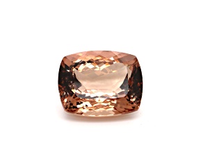 MORGANITE CUSHION REDISH PEACH GORGEOUS EXOTIC 20.3 x 25 mm, 45.55 CTS