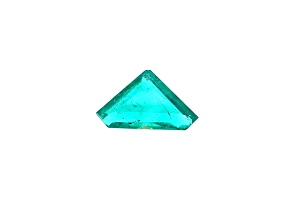 Colombian Emerald 11.8x20.0mm Triangular Custom Cut 6.78ct