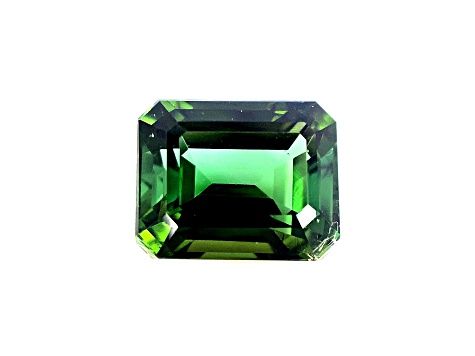 Green Tourmaline 10x8mm Emerald Cut 4.33ct
