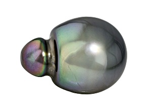 Cultured Tahitian Pearl 13.8x10mm Drop Shape 8.55ct