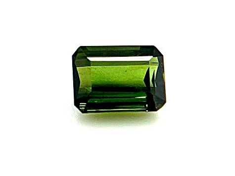 Yellowish Green Tourmaline 8.6x6mm Emerald Cut 2.11ct