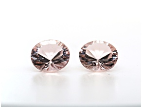 MORGANITE Pink ROUND Pair 10X10mm, CTS-5.92