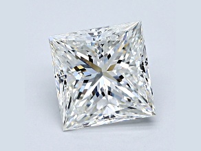 2.49ct Natural White Diamond Princess Cut, I Color, VVS2 Clarity, GIA Certified
