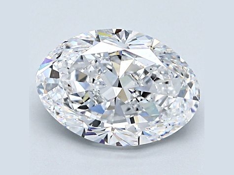 3.01ct Natural White Diamond Oval, D Color, VS2 Clarity, GIA Certified